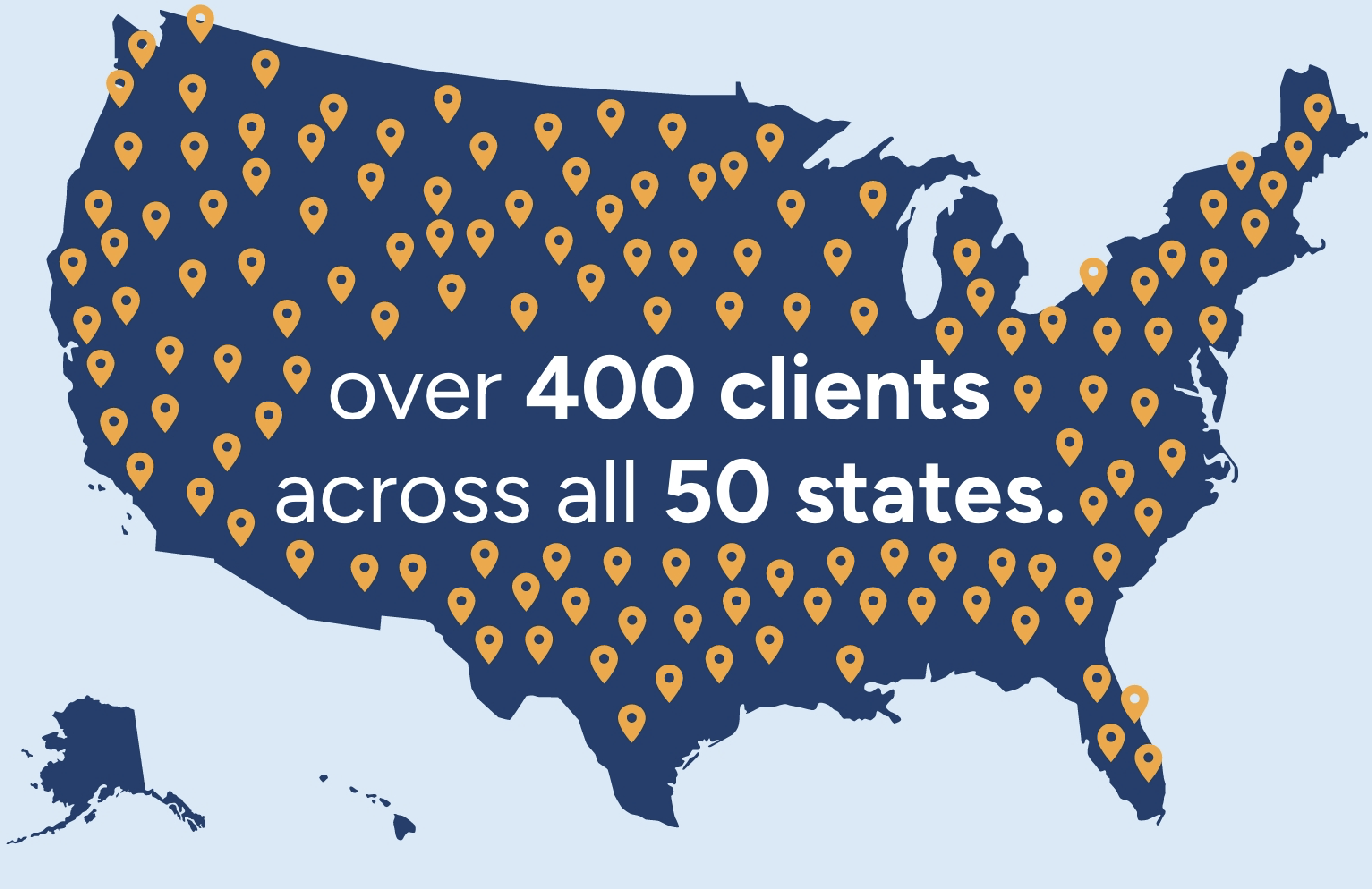 EC Clients map